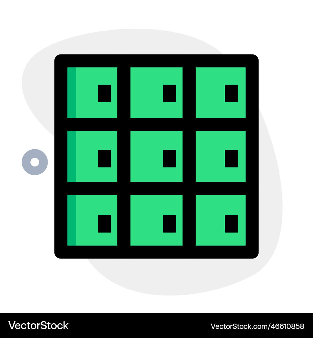 Cubbies a shelf for storing items Vector Image