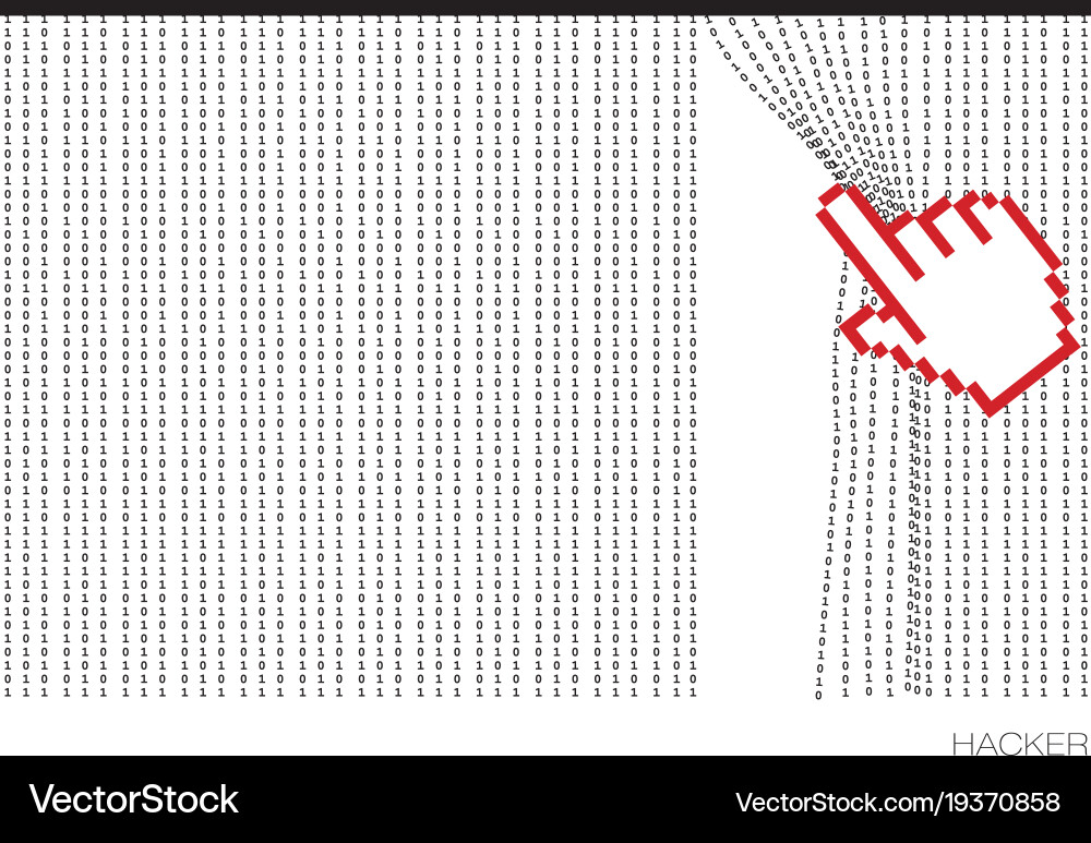 Hacker vector image