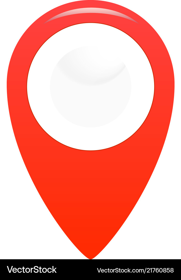 Map pointer icon gps location symbol Map pointer icon gps location symbol vector image