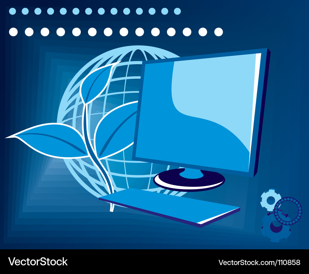 Modern Tech Background vector image