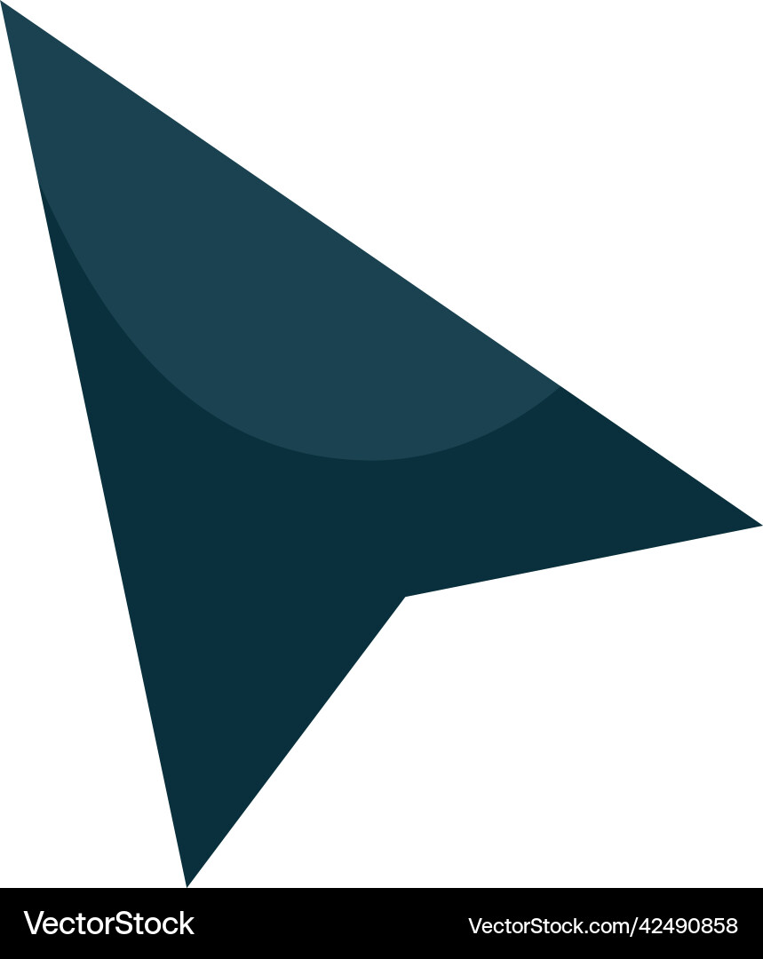 Pointer cursor design vector image