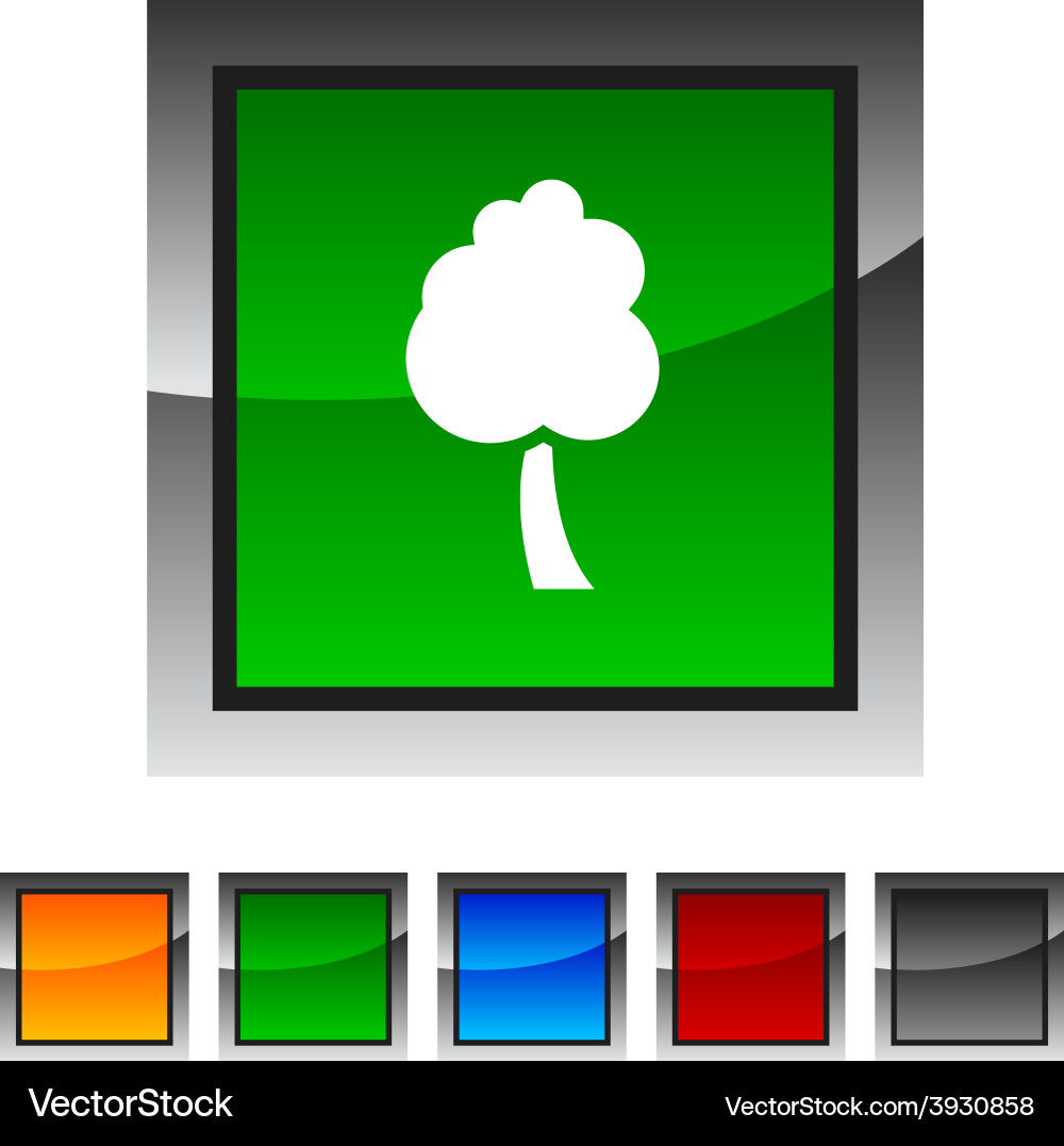 Tree icons Vector Image