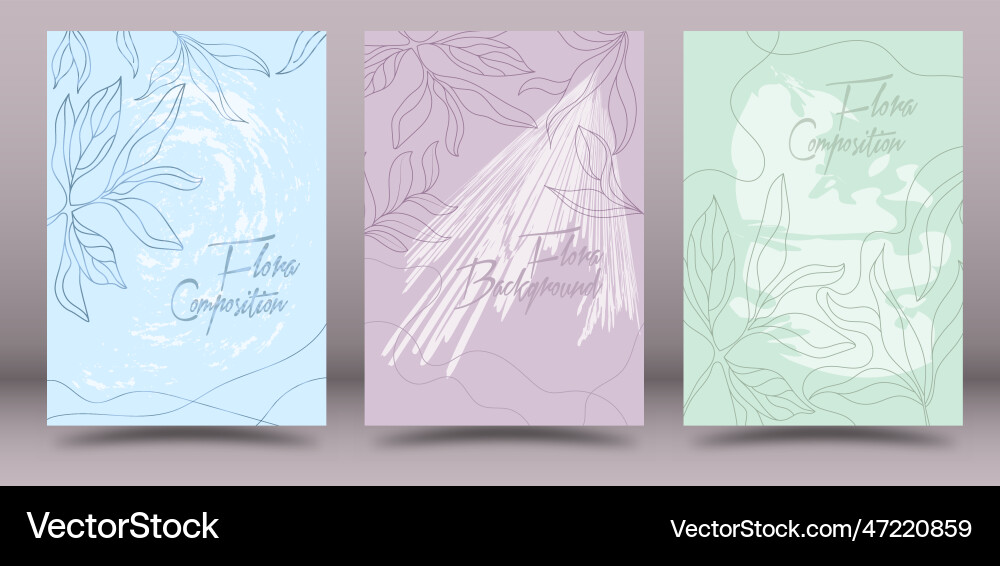 A collection of backgrounds with an abstract A collection of backgrounds with an abstract vector image
