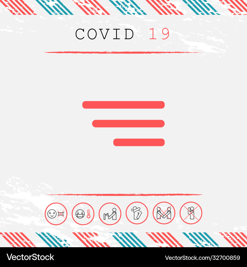Modern menu icon for mobile apps and websites Modern menu icon for mobile apps and websites vector image