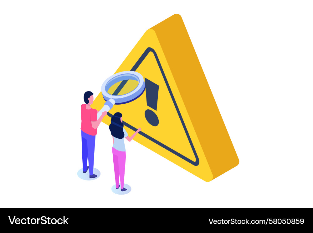 Risk Analysis & Problem Solving Vector Image