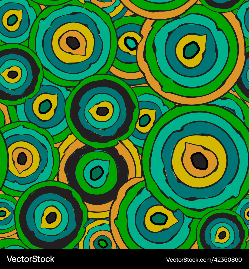 Abstract repeating pattern of colorful circles Abstract repeating pattern of colorful circles vector image