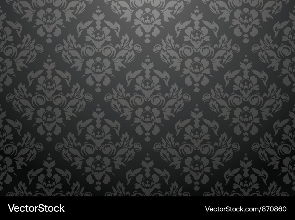 Damask seamless pattern vector image
