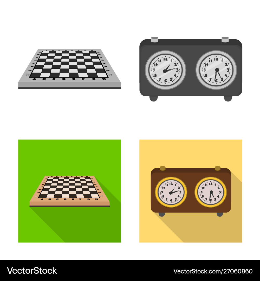 Isolated object checkmate and thin icon Vector Image