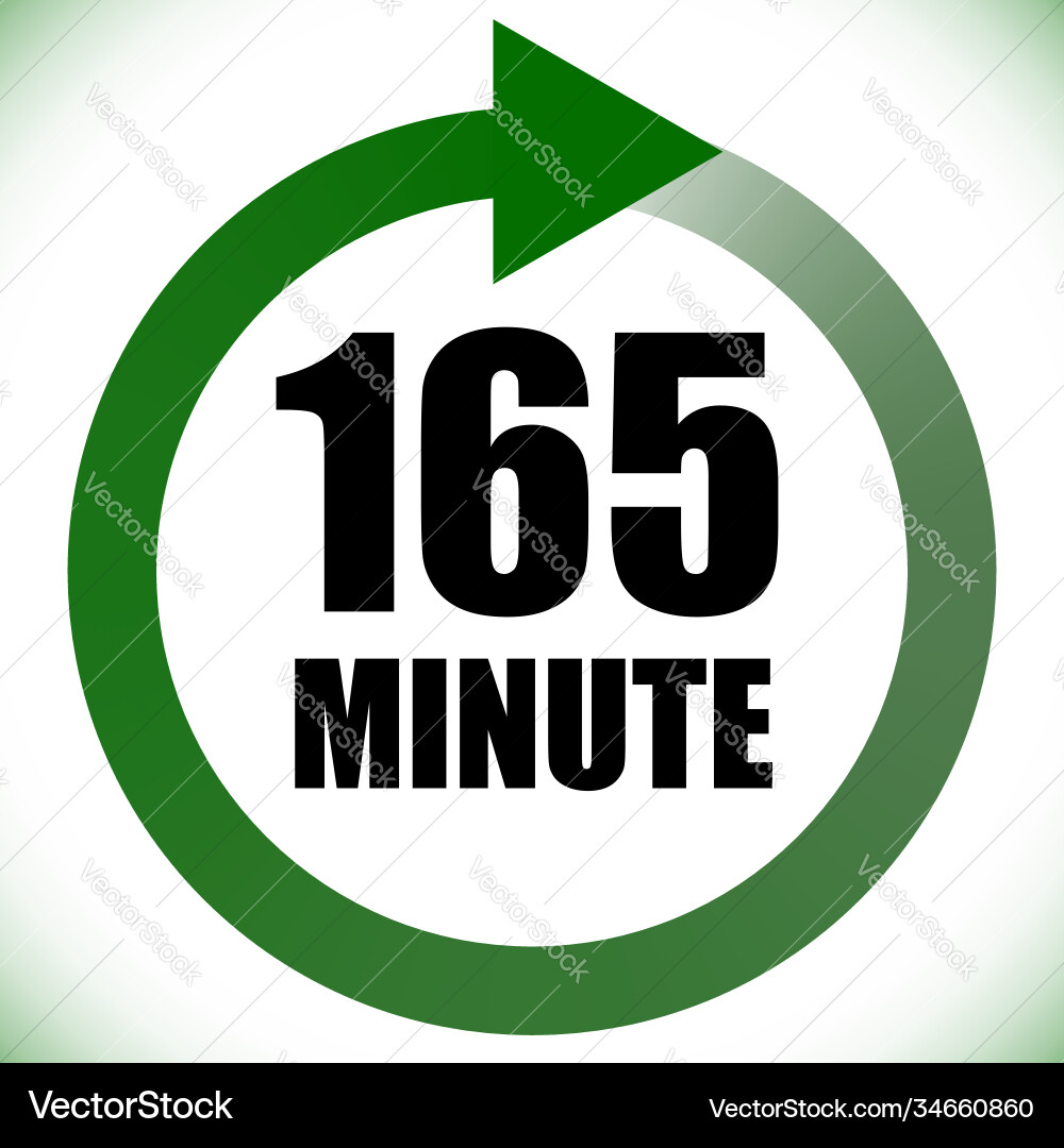 Numbers numerals dial time duration and schedule Vector Image