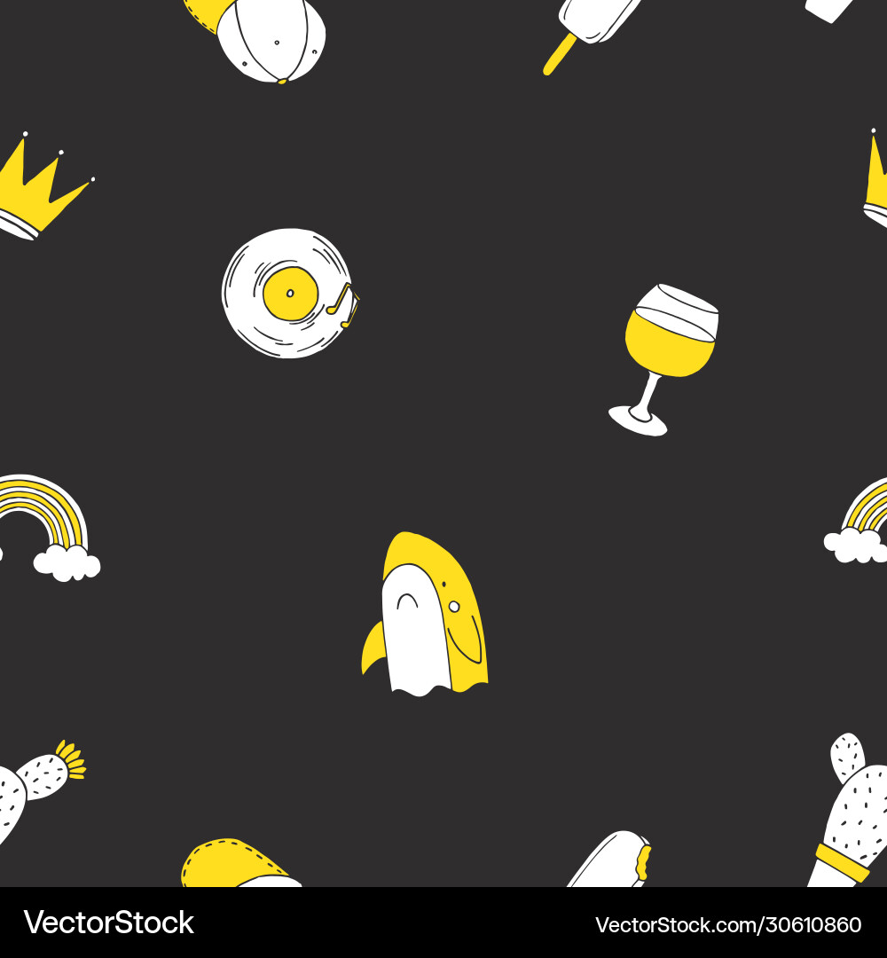 Patch set on black background Patch set on black background vector image