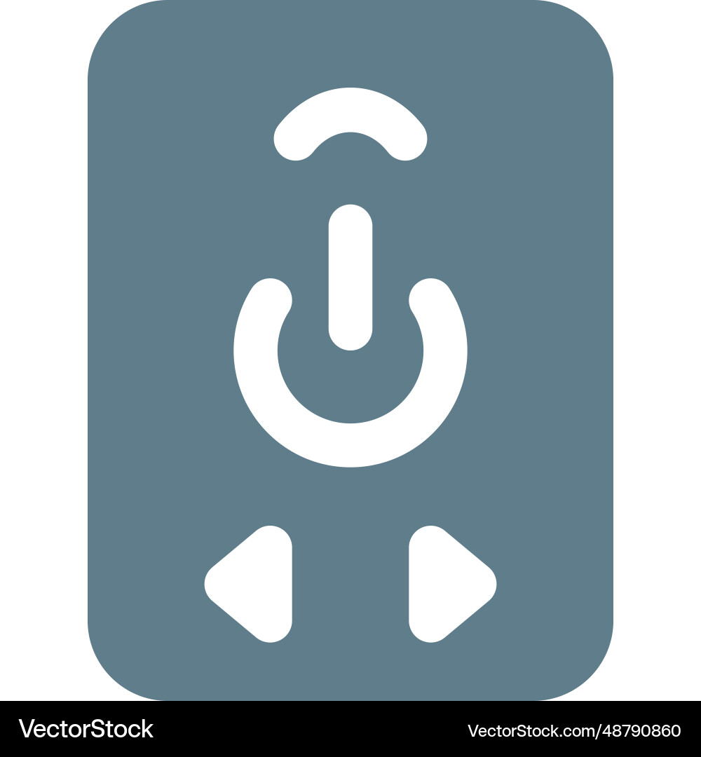 Remote power switch used as controller vector image
