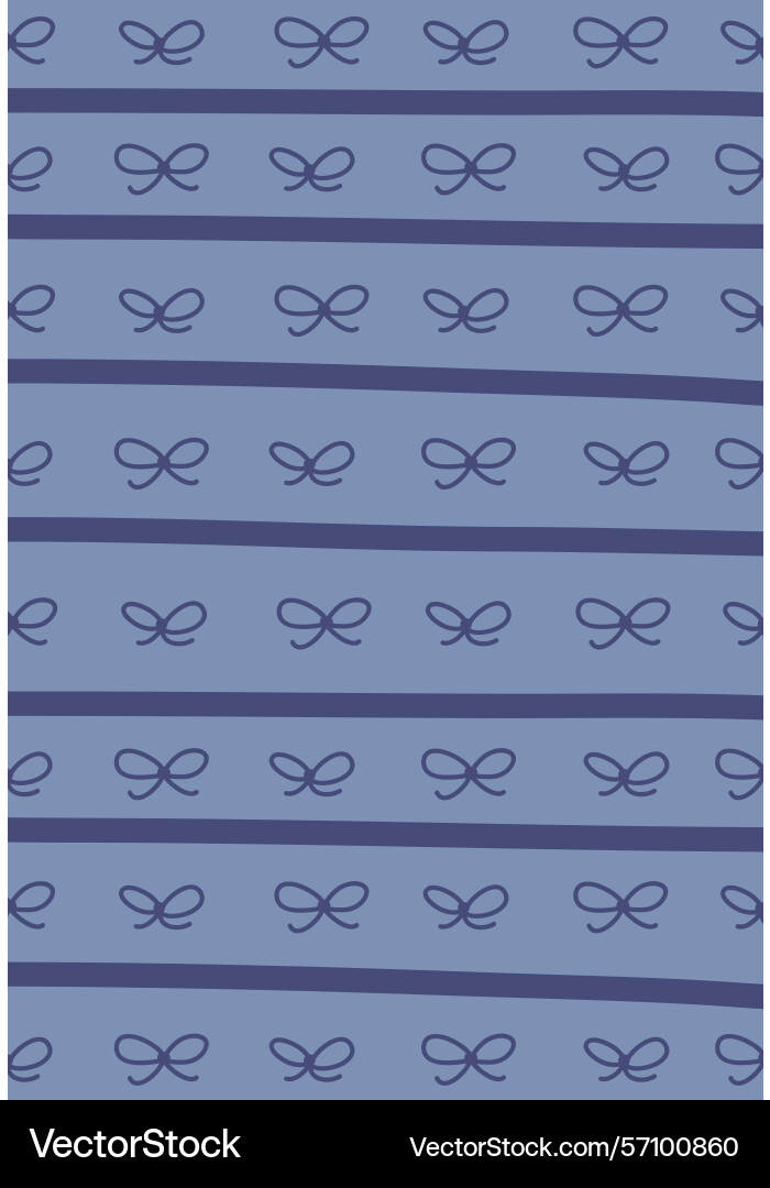 Seamless bow pattern background Seamless bow pattern background vector image