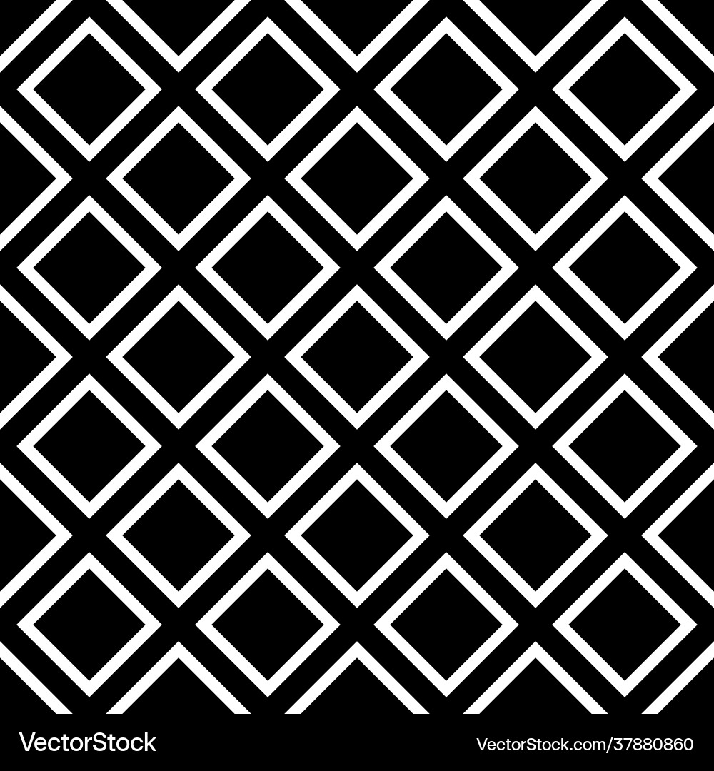 Tile black and white pattern or website background Tile black and white pattern or website background vector image