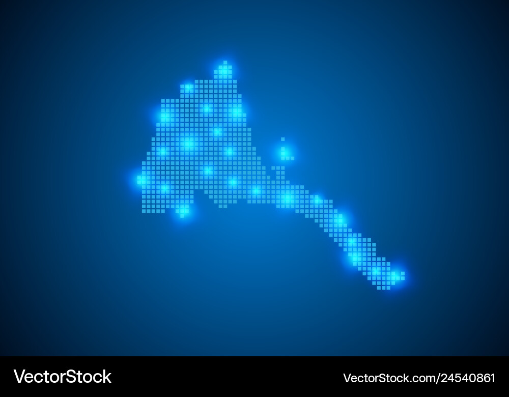 Abstract blue background with map internet line Abstract blue background with map internet line vector image