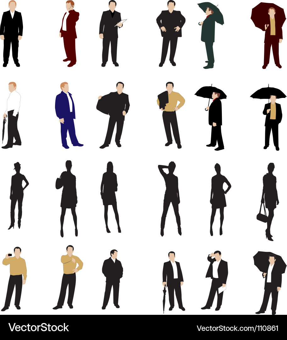 Business Professionals Vector Image