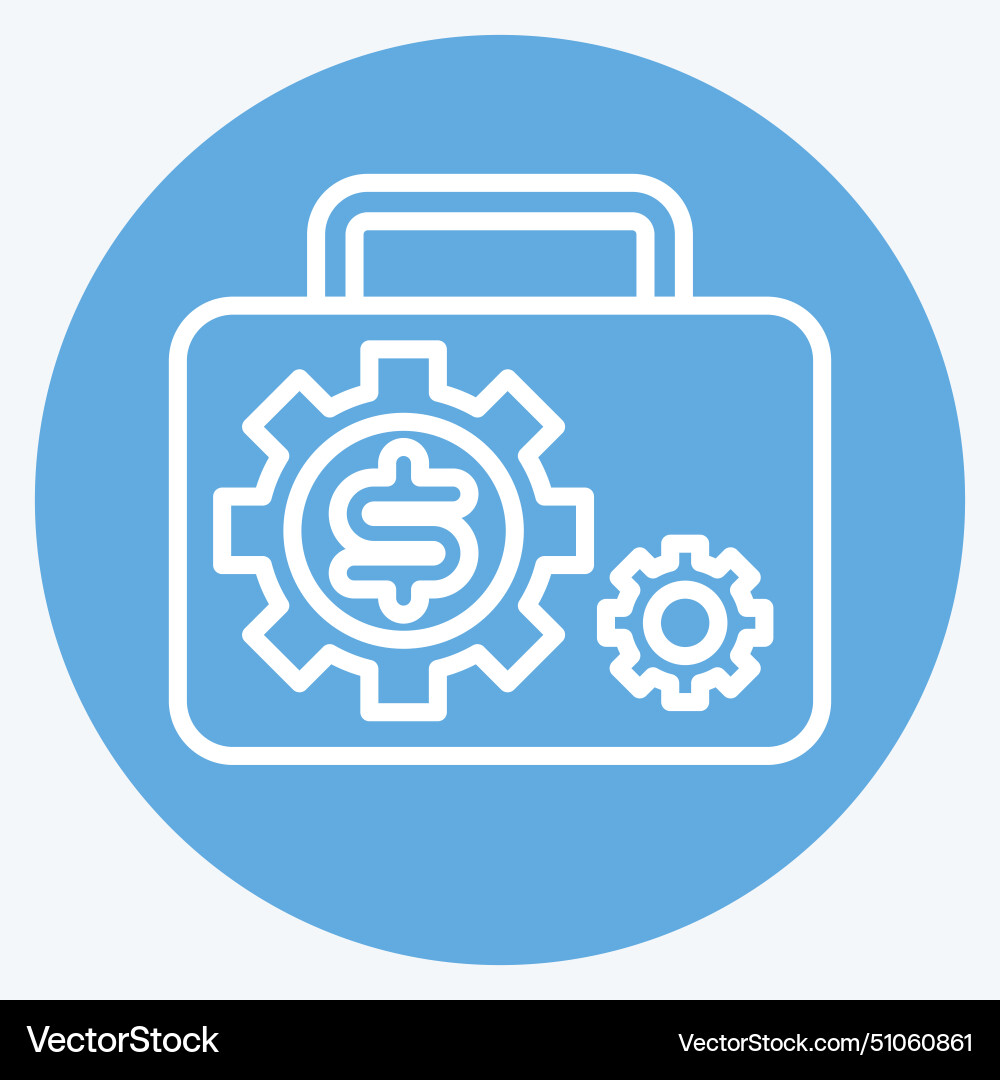 Icon-Geschäft bezogen auf Fotos und Symbol blau Icon-Geschäft bezogen auf Fotos und Symbol blau vektorbild