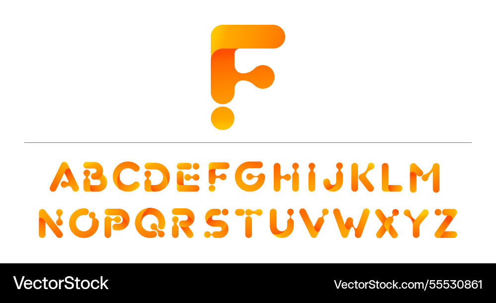 Modern tech 3d minimal alphabet font english Modern tech 3d minimal alphabet font english vector image