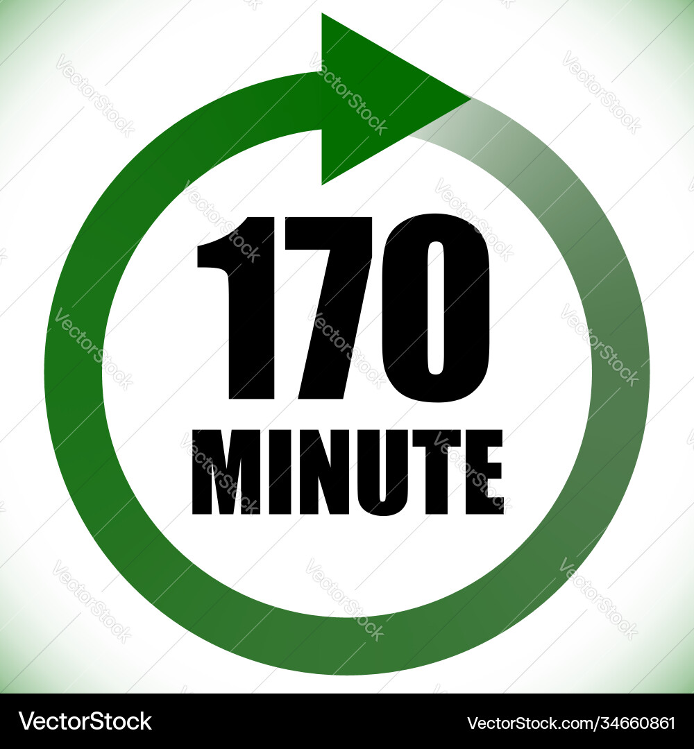 Numbers numerals dial time duration and schedule Vector Image
