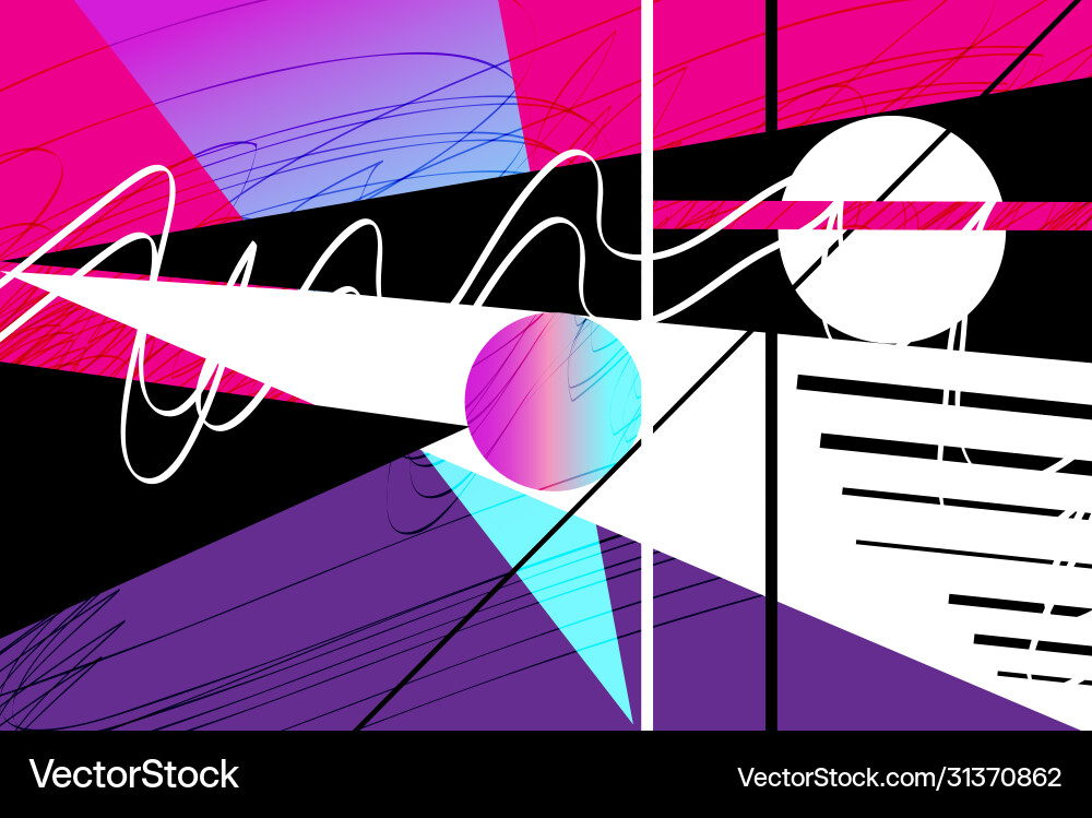 Abstract background with different Abstract background with different vector image