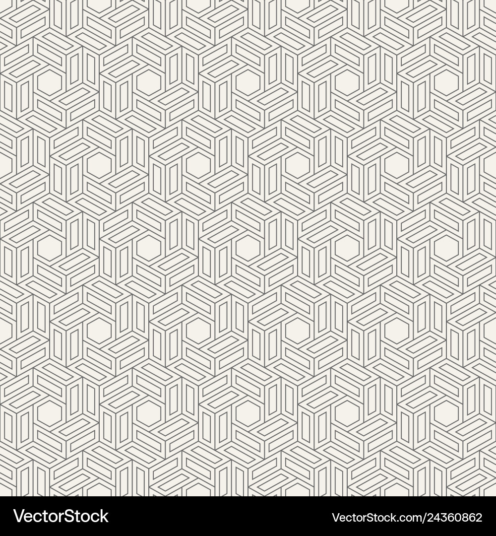 Abstract seamless pattern hexagonal grid Abstract seamless pattern hexagonal grid vector image