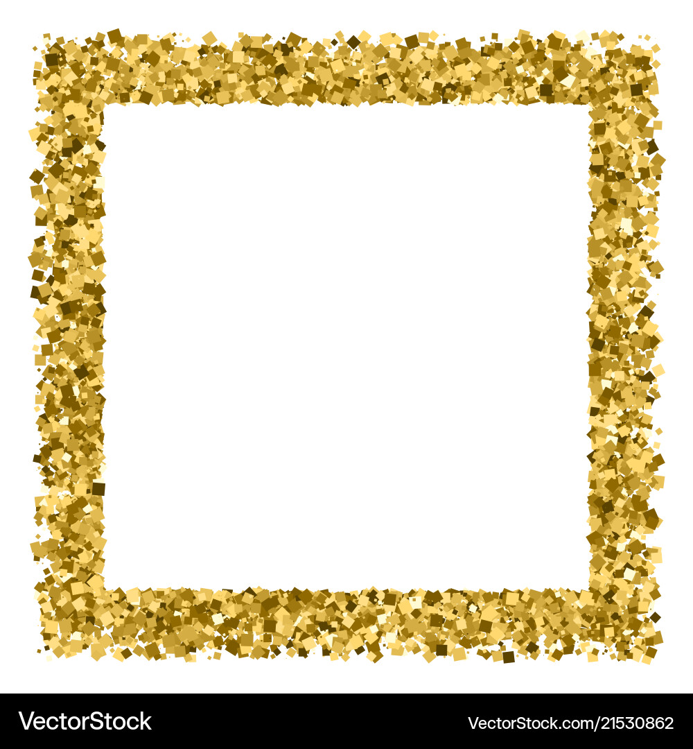 Gold glitter texture Vector Image