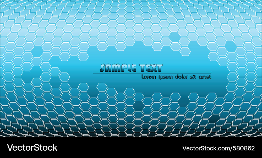 Hexagonal Gradient Background vector image