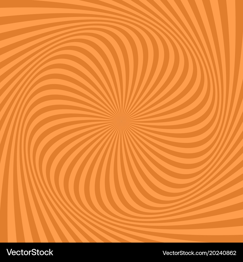 Spiral background from rotated rays vector image