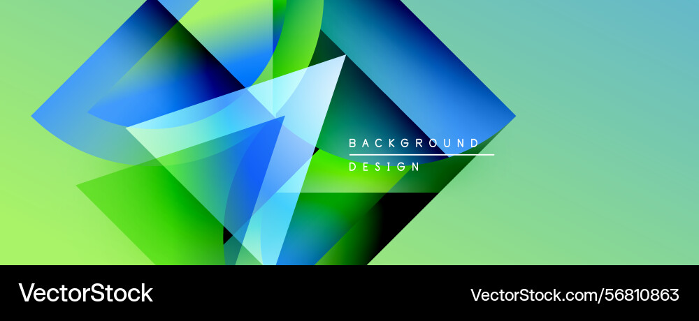 Abstract geometric shapes overlap creating Abstract geometric shapes overlap creating Vector Image