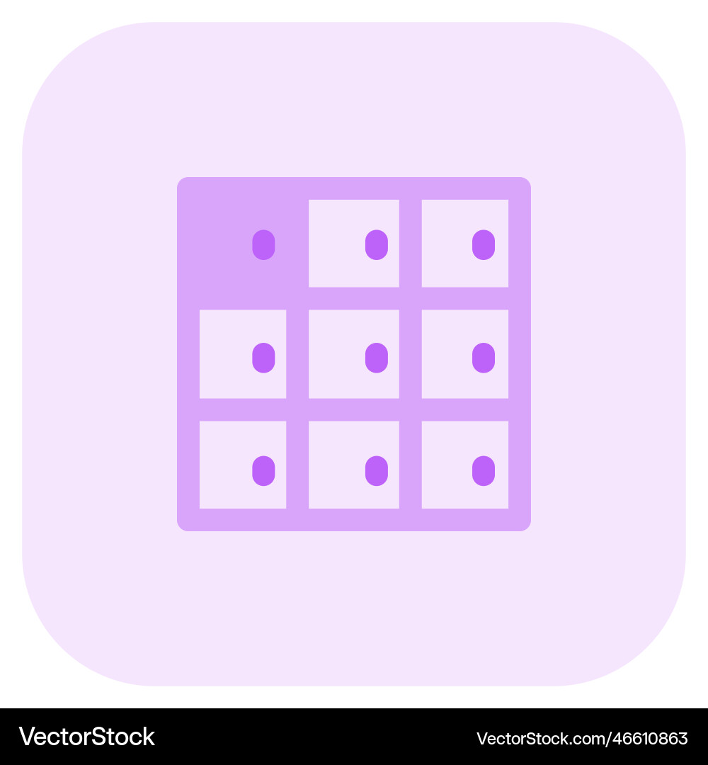 Cubbies a shelf for storing items Vector Image
