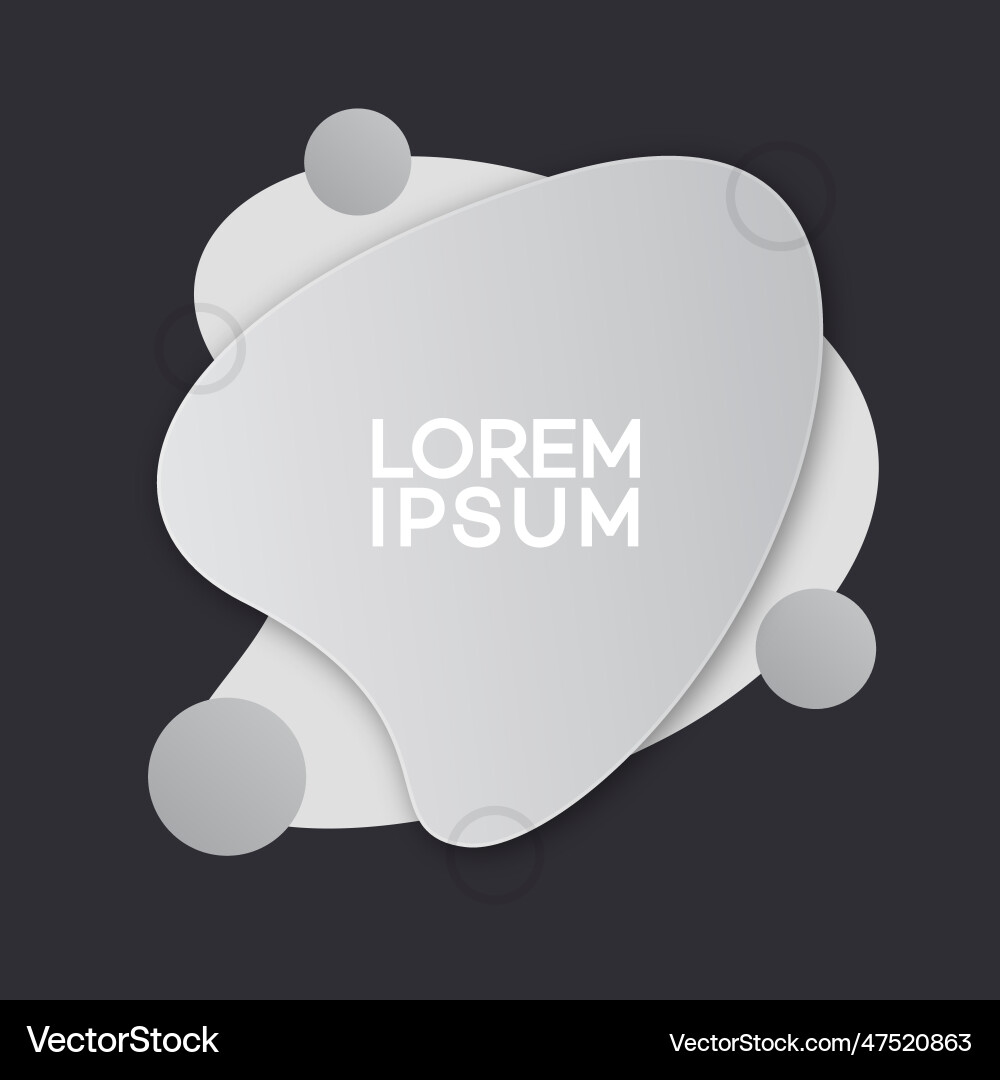 Dynamic shape Dynamic shape vector image