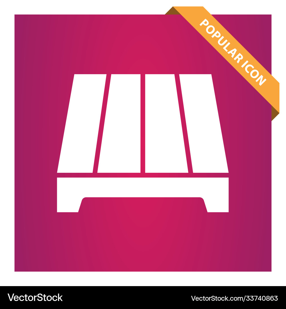 Pallet icon for web and mobile Pallet icon for web and mobile vector image