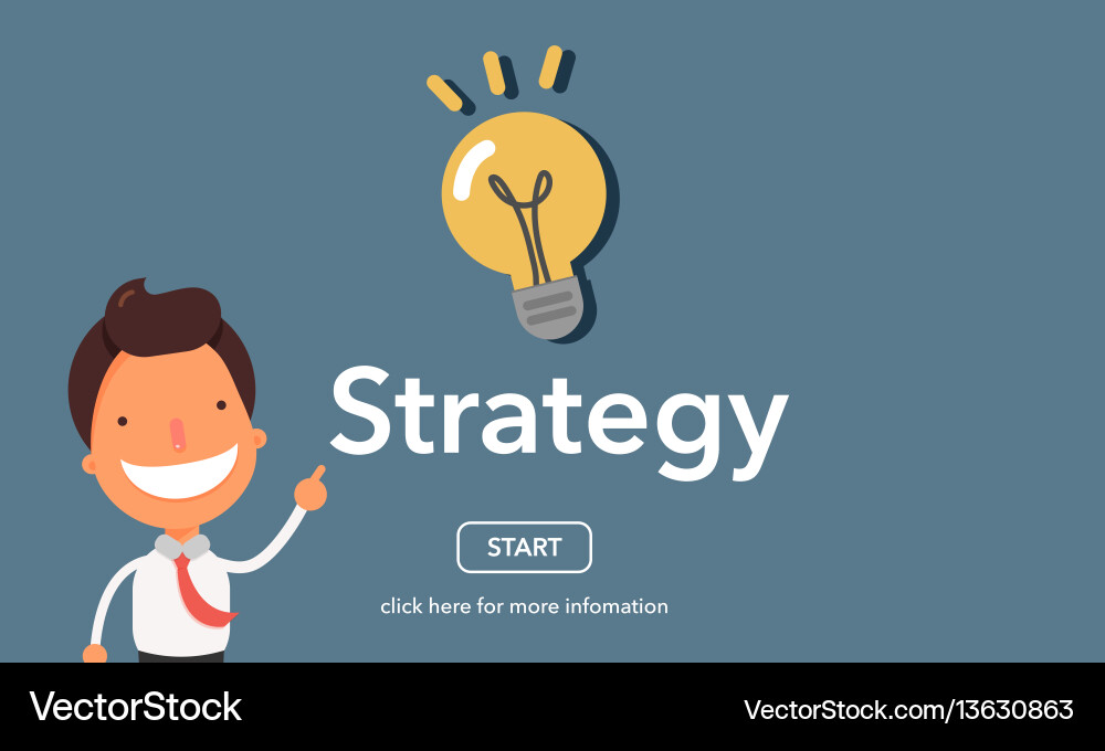 Website Strategy Concepts Vector Image