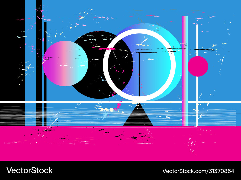 Abstract background with different vector image