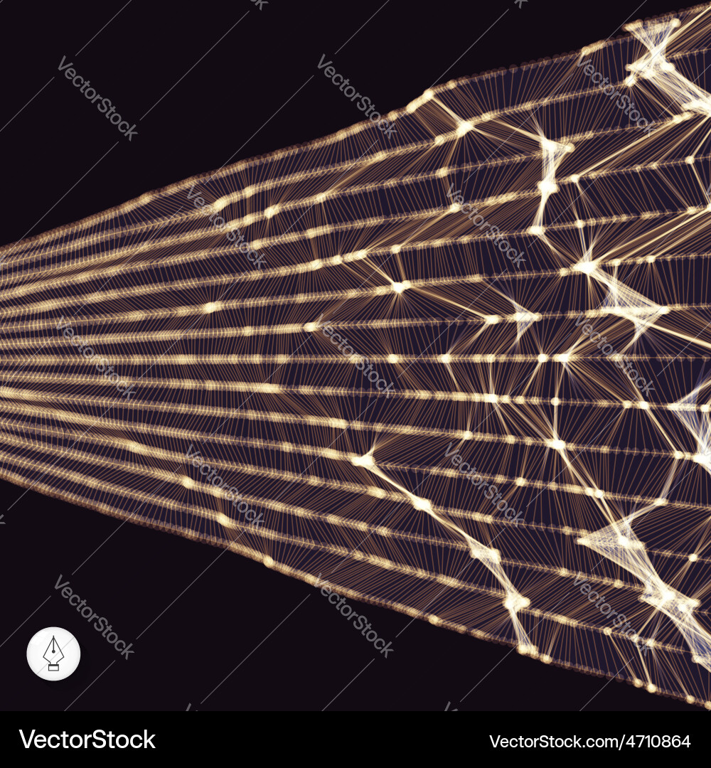 Abstract grid background vector image