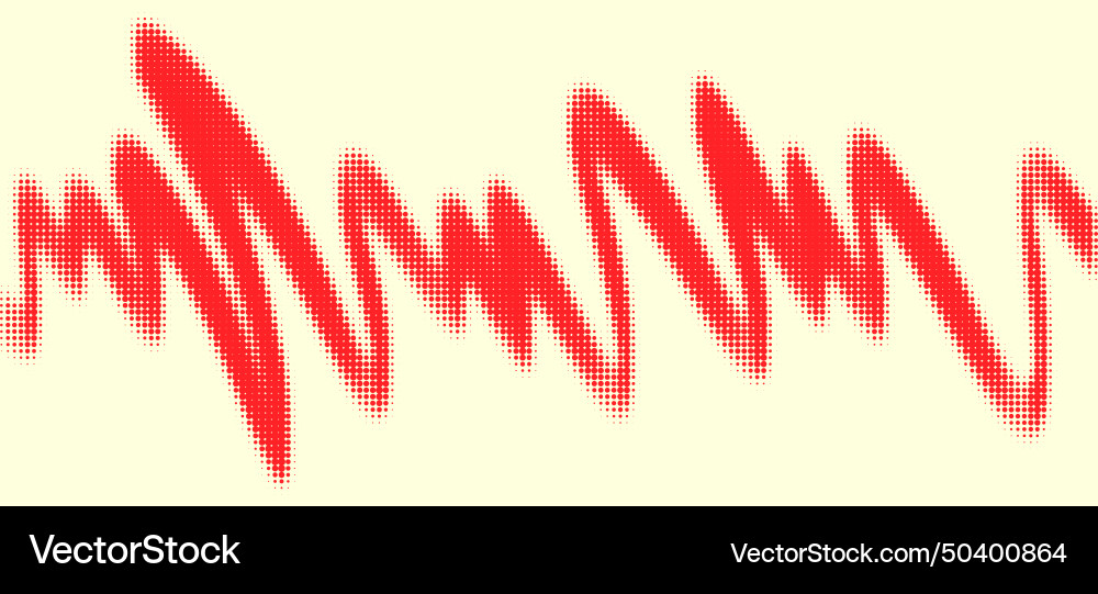 Abstract Halftone Raster Pattern vector image