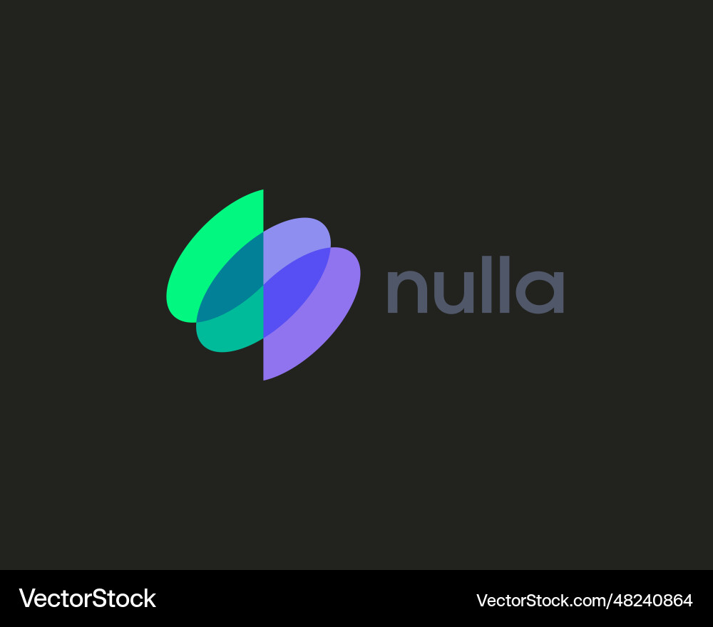 Abstract logo from colorful rotating elements Abstract logo from colorful rotating elements vector image