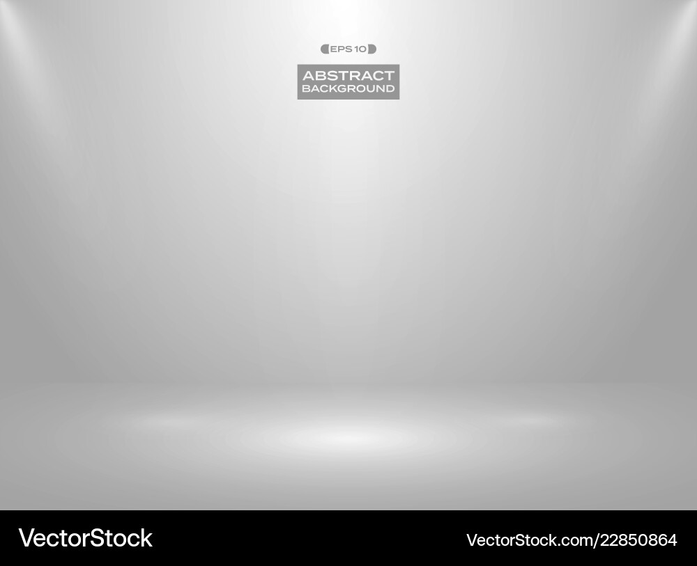 Abstract of gradient white gray color in studio Abstract of gradient white gray color in studio vector image