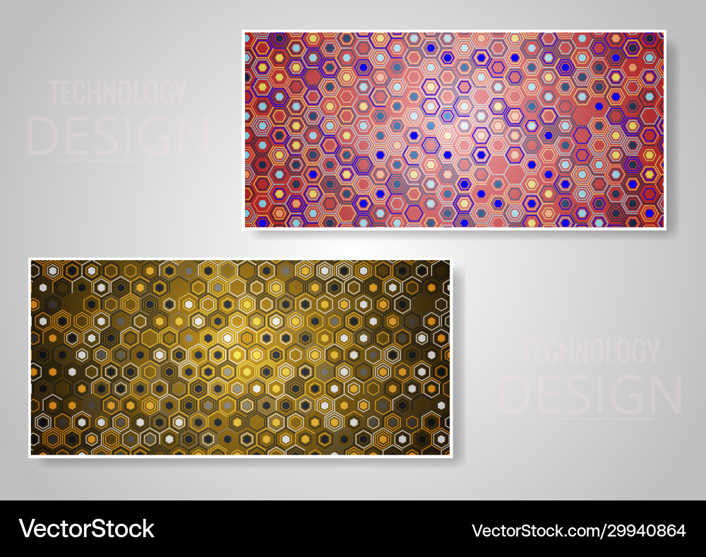 Abstract various colorful header set collection Abstract various colorful header set collection Vector Image