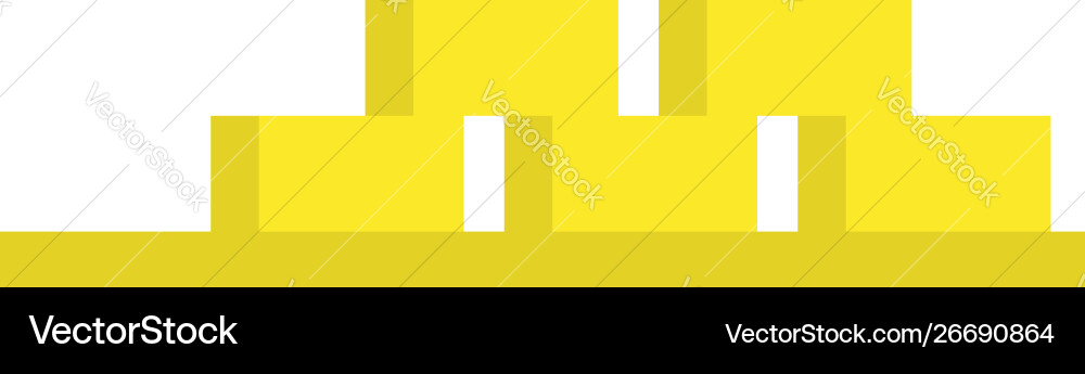 Carton box shelf icon flat style Carton box shelf icon flat style vector image