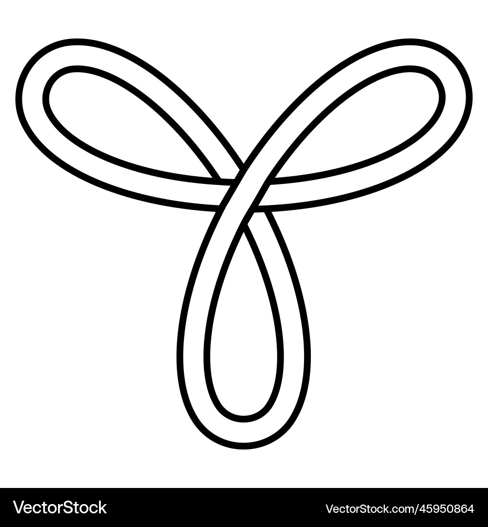 Celtic Knot Infinity Loop vector image