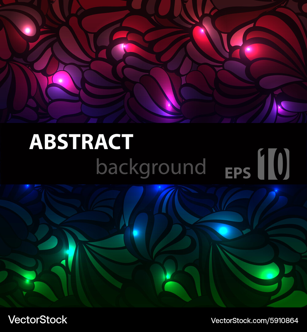 Sea shell pattern on a background eps vector image