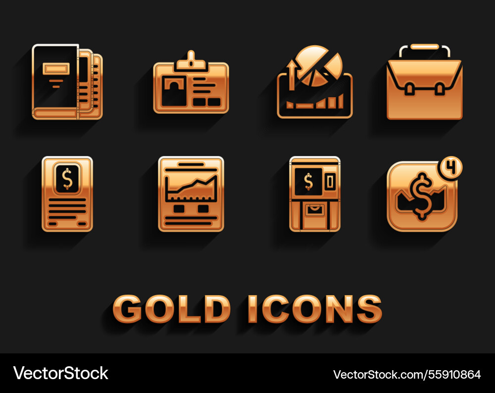 Set website with growth graph briefcase mobile Set website with growth graph briefcase mobile vector image