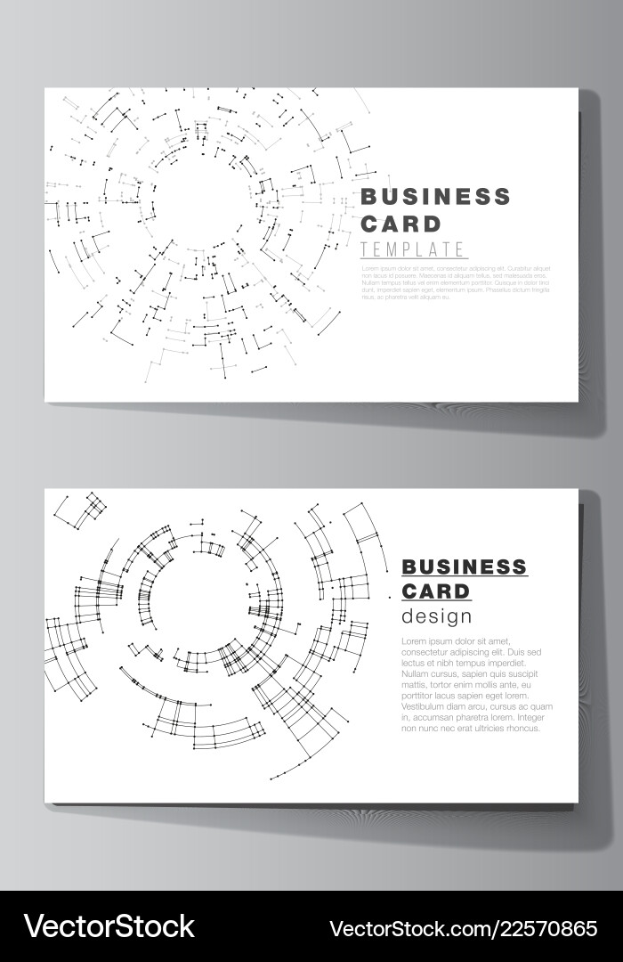 Abstract Network Connection Layout Vector Image