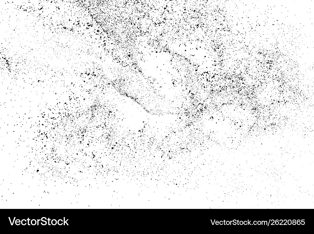 Black grainy texture isolated on white Black grainy texture isolated on white vector image