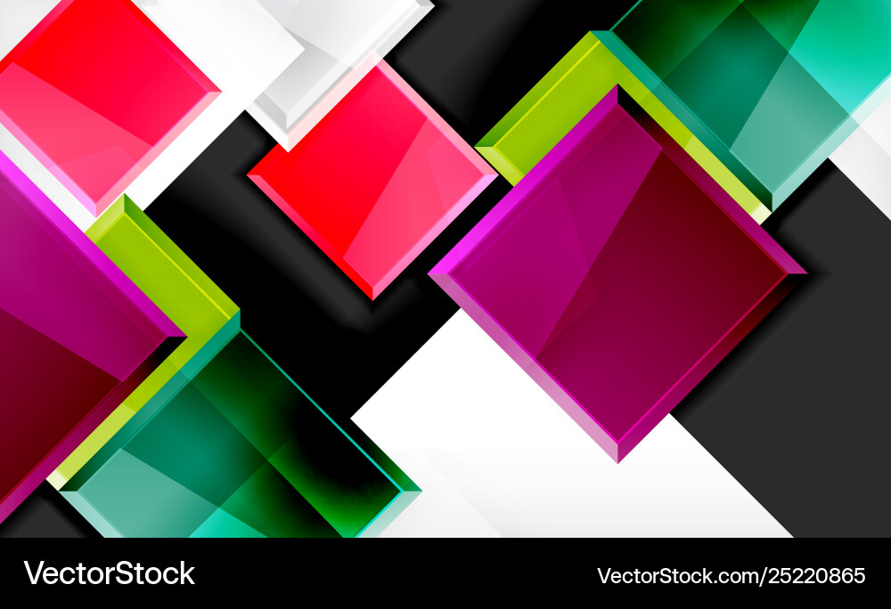 Colorful square and rectangle blocks background Colorful square and rectangle blocks background Vector Image