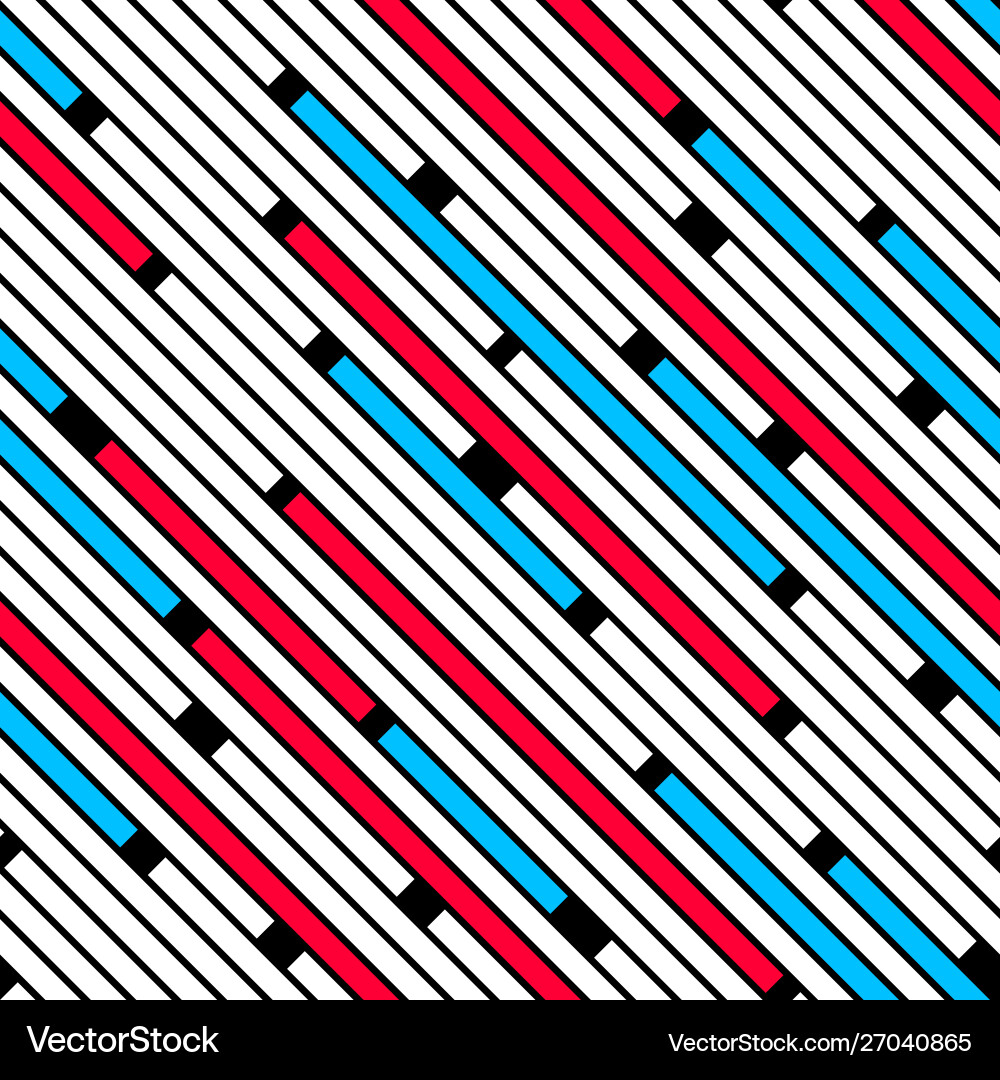 Lined seamless minimalistic pattern minimal lines vector image