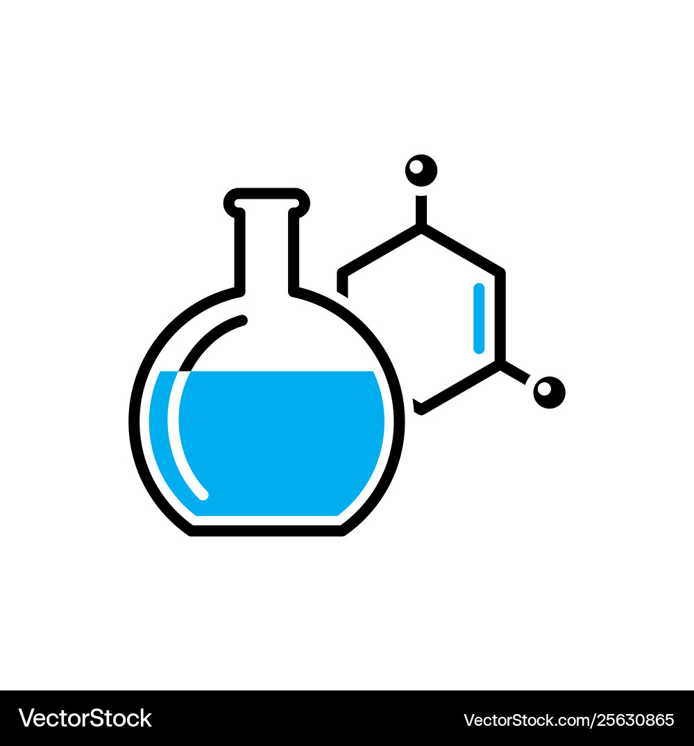 Molecule icon on background for graphic and web Molecule icon on background for graphic and web vector image
