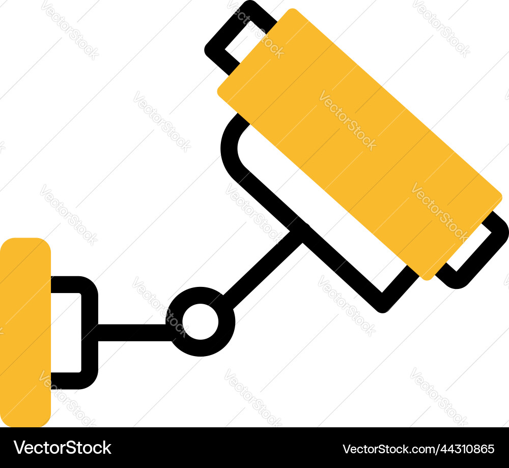 Shopping mall security on a white background Vector Image
