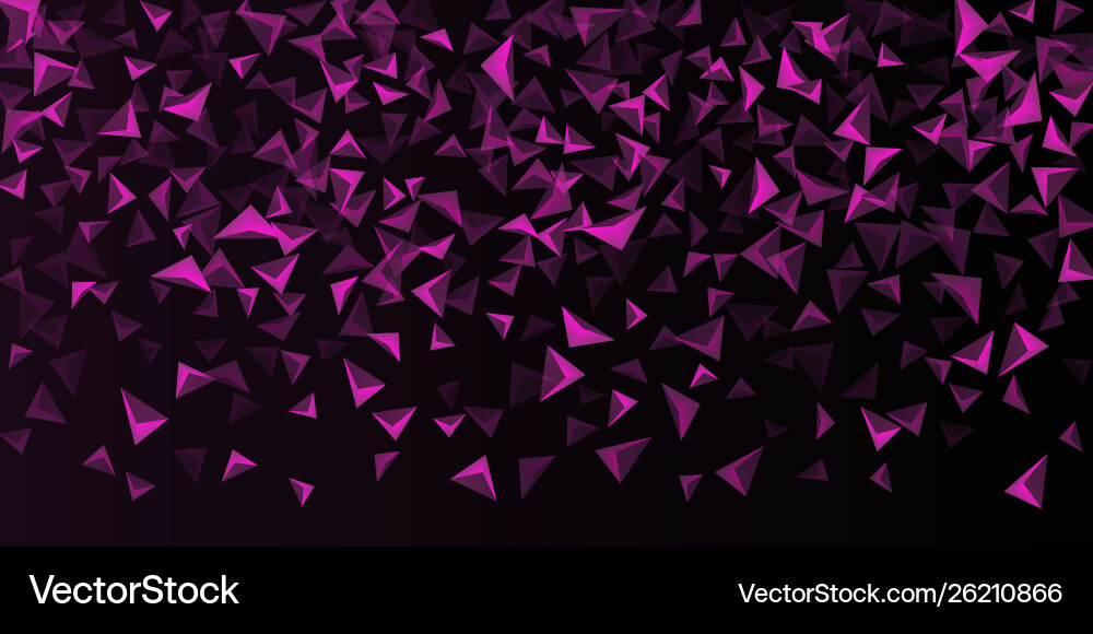 Abstract composition triangle vector image