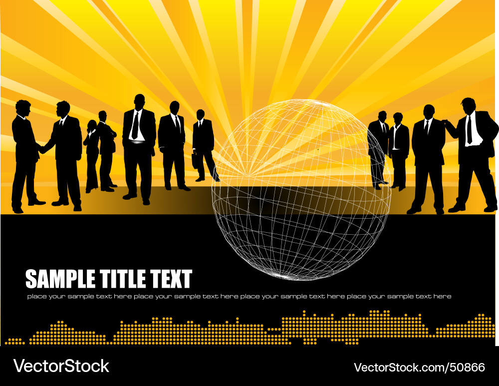 Dynamic Business Grid Background Vector Image